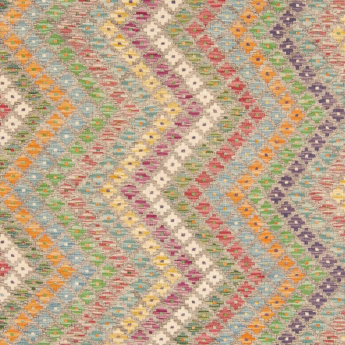 Kelim Rug - Splash - 298 x 210 cm - multicolored