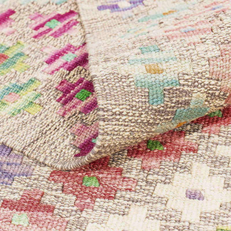 Kelim Rug - Splash - 298 x 210 cm - multicolored