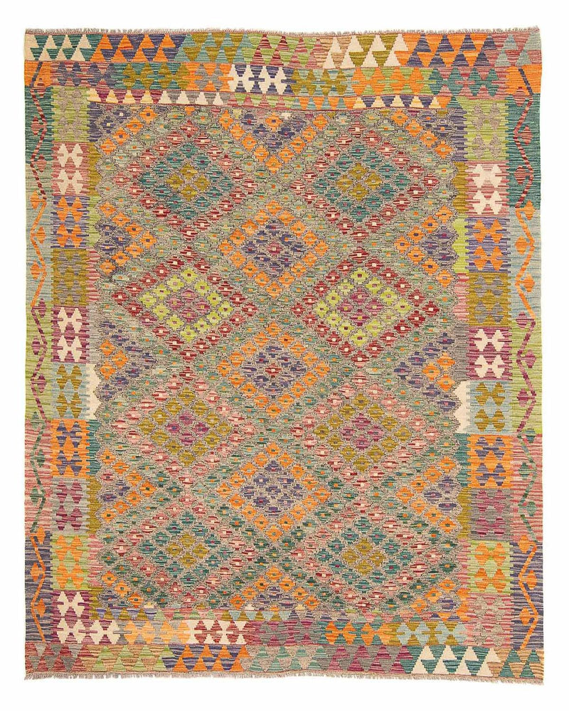 Kelim Rug - Splash - 241 x 202 cm - multicolored