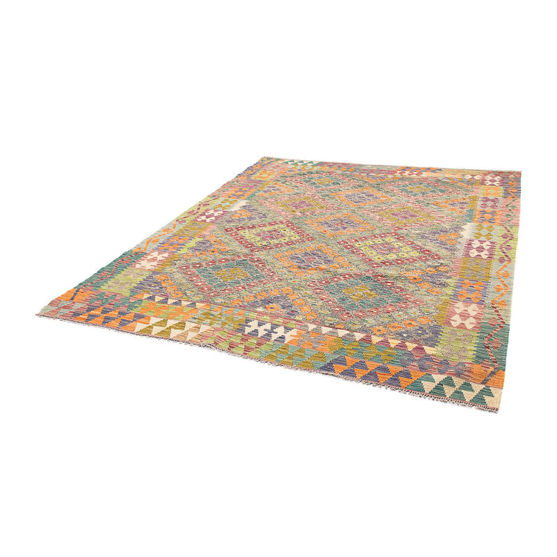 Kelim Rug - Splash - 241 x 202 cm - multicolored