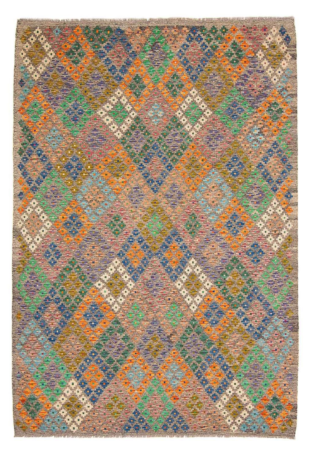 Kelim Rug - Splash - 290 x 202 cm - multicolored