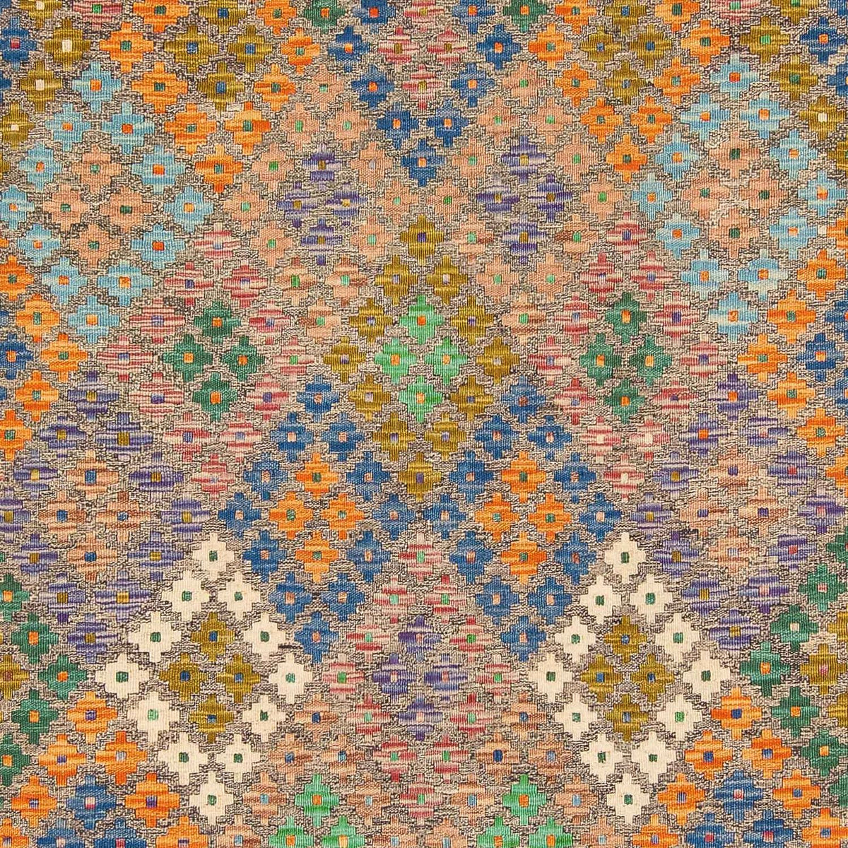 Kelim Rug - Splash - 290 x 202 cm - multicolored