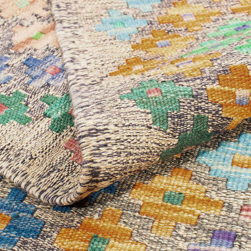 Kelim Rug - Splash - 290 x 202 cm - multicolored