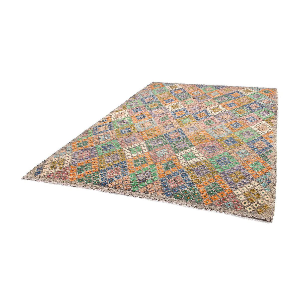 Kelim Rug - Splash - 290 x 202 cm - multicolored