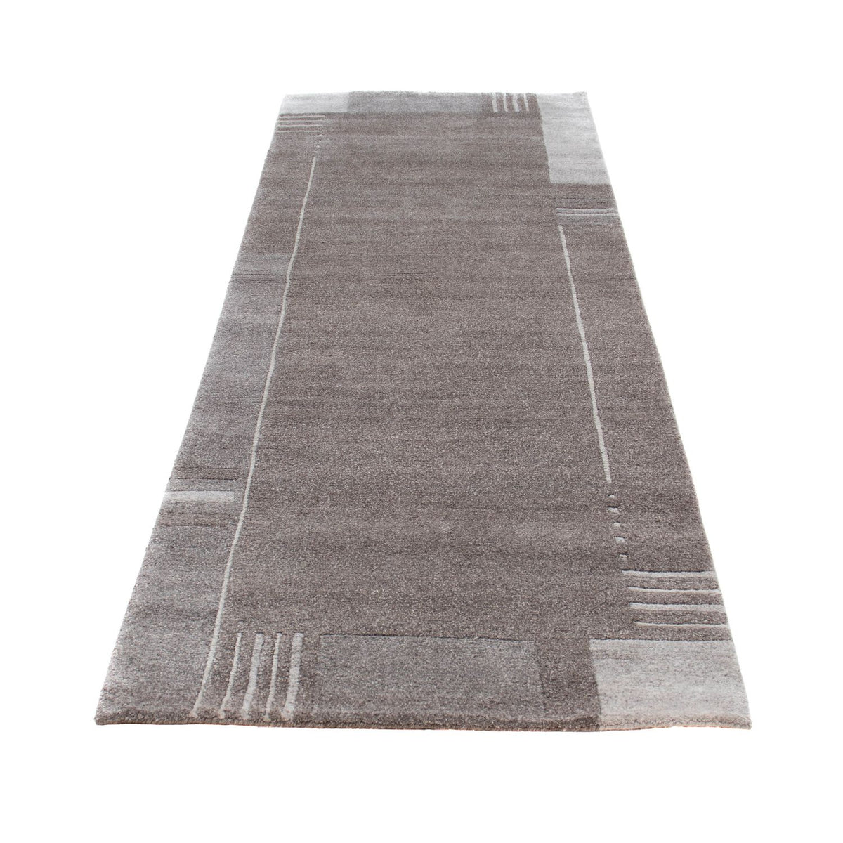 Runner Nepal Rug - 250 x 80 cm - grey