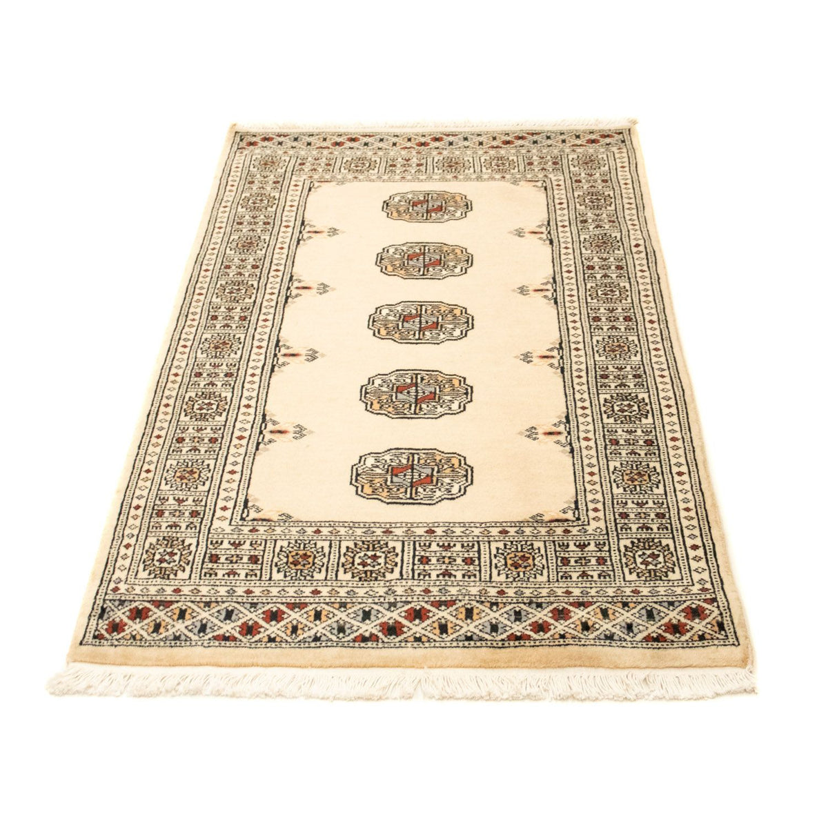 Afghan Rug - Bukhara - 129 x 78 cm - beige