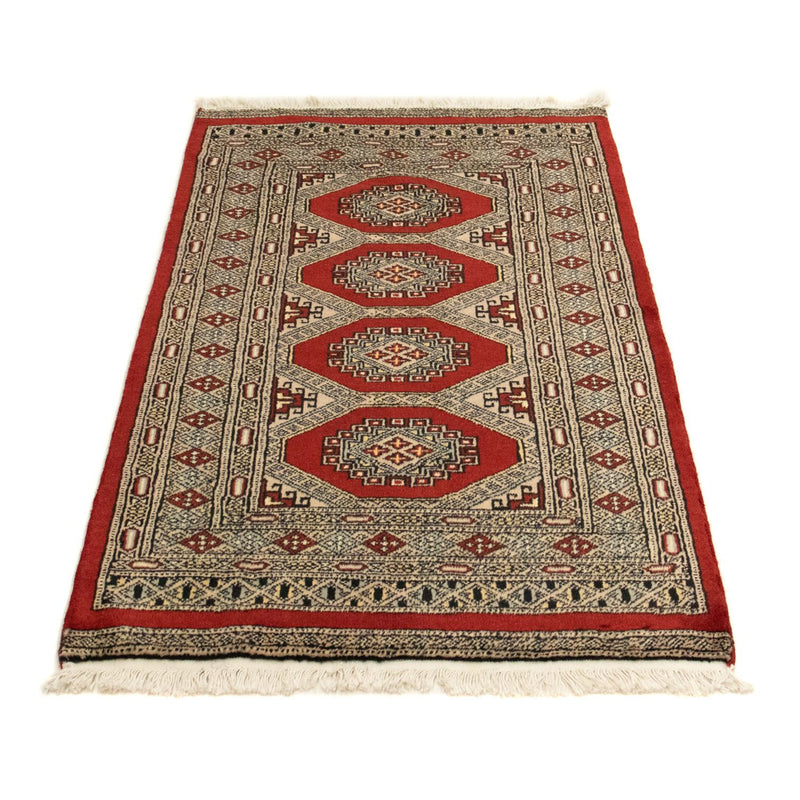 Afghan Rug - Bukhara - 124 x 79 cm - red