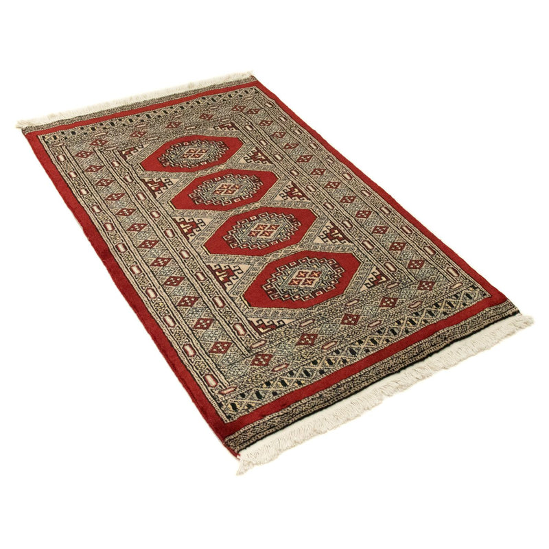 Afghan Rug - Bukhara - 124 x 79 cm - red
