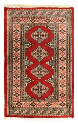 Afghan Rug - Bukhara - 121 x 80 cm - red
