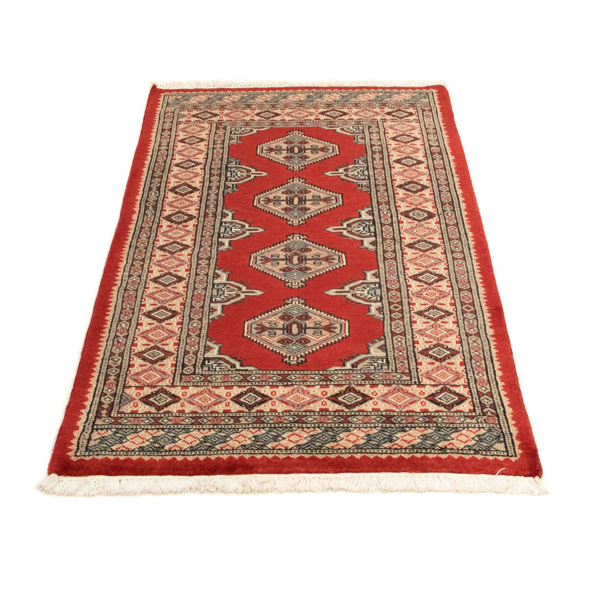 Afghan Rug - Bukhara - 121 x 80 cm - red