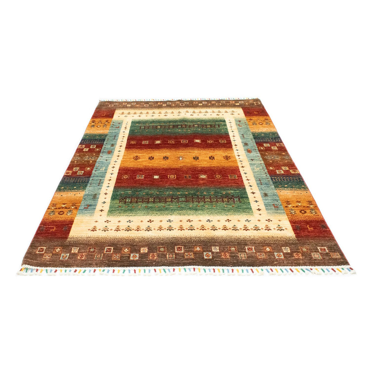 Gabbeh Rug - Loribaft Perser - 214 x 152 cm - multicolored