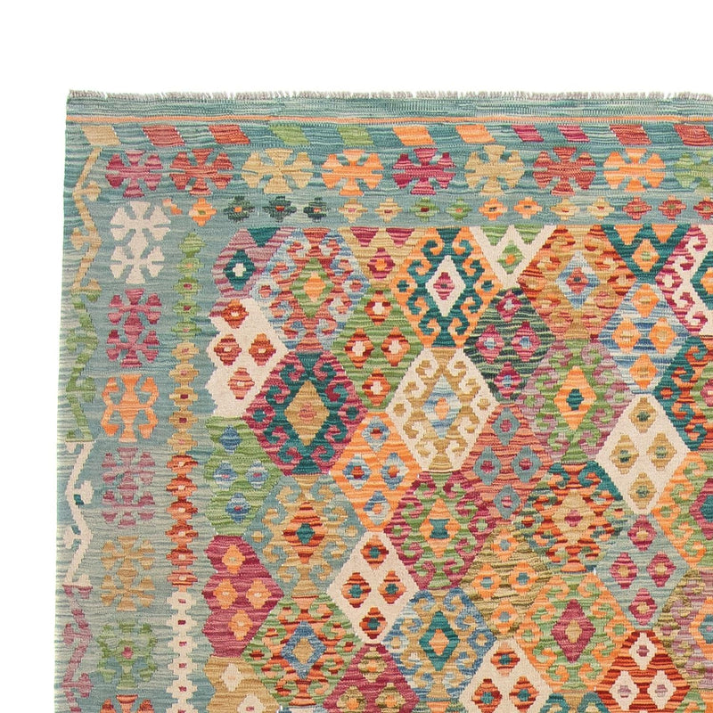 Kelim Rug - Splash - 341 x 263 cm - multicolored