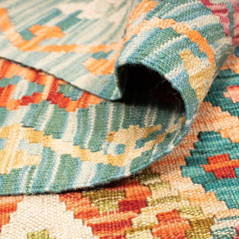 Kelim Rug - Splash - 341 x 263 cm - multicolored