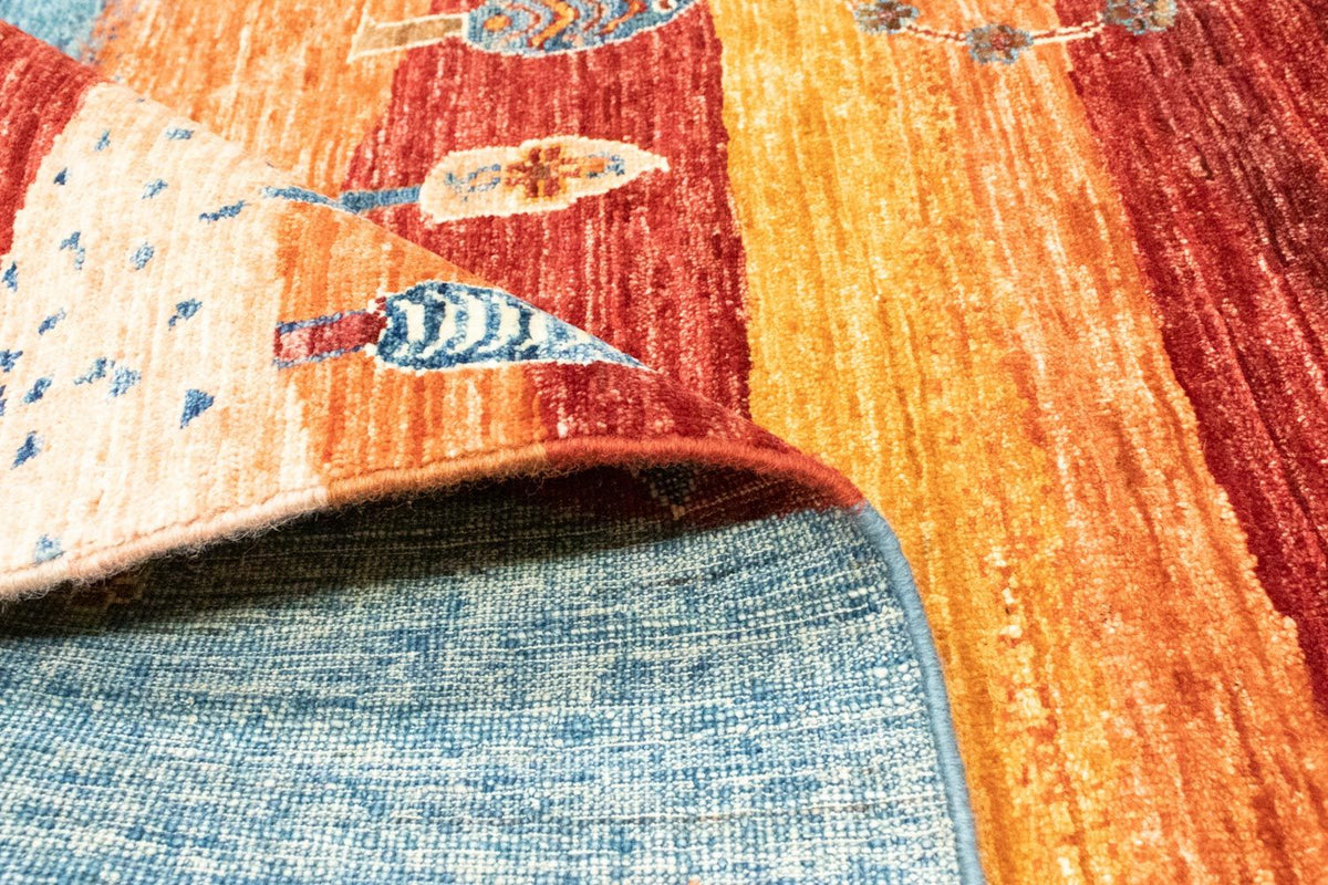 Gabbeh Rug - Loribaft Perser - 197 x 155 cm - multicolored