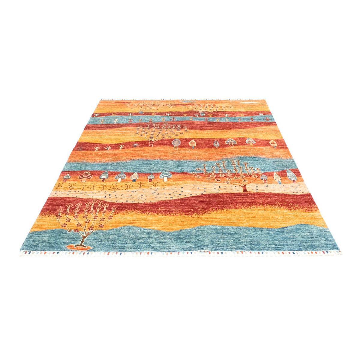 Gabbeh Rug - Loribaft Perser - 197 x 155 cm - multicolored