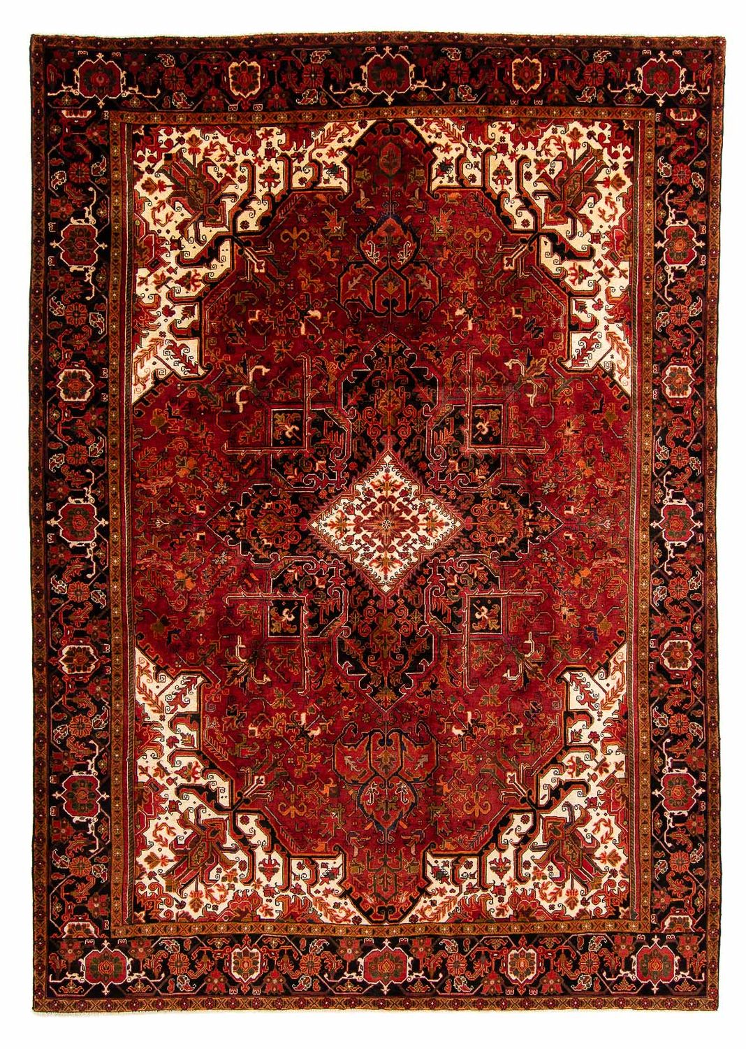 Perser Rug - Nomadic - 400 x 300 cm - dark red