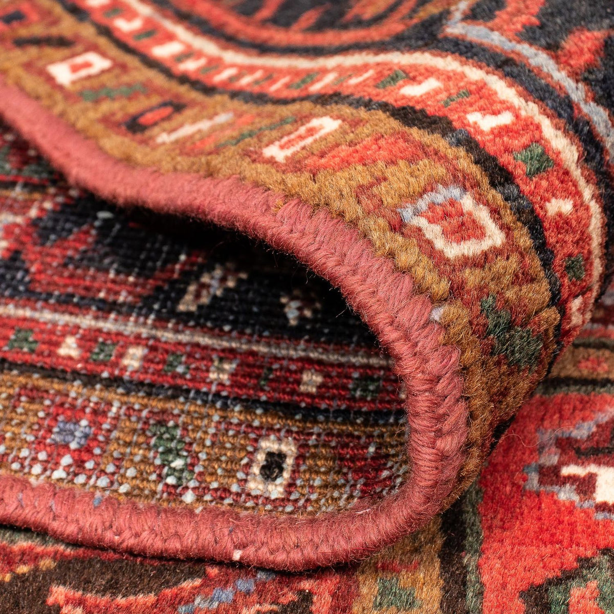 Perser Rug - Nomadic - 386 x 305 cm - dark red