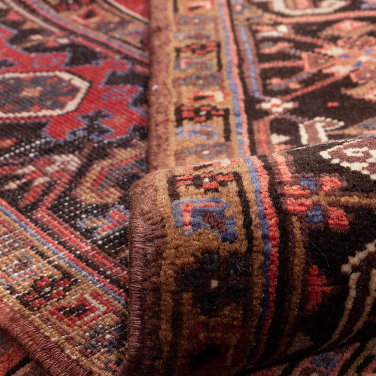 Perser Rug - Nomadic - 328 x 257 cm - dark red