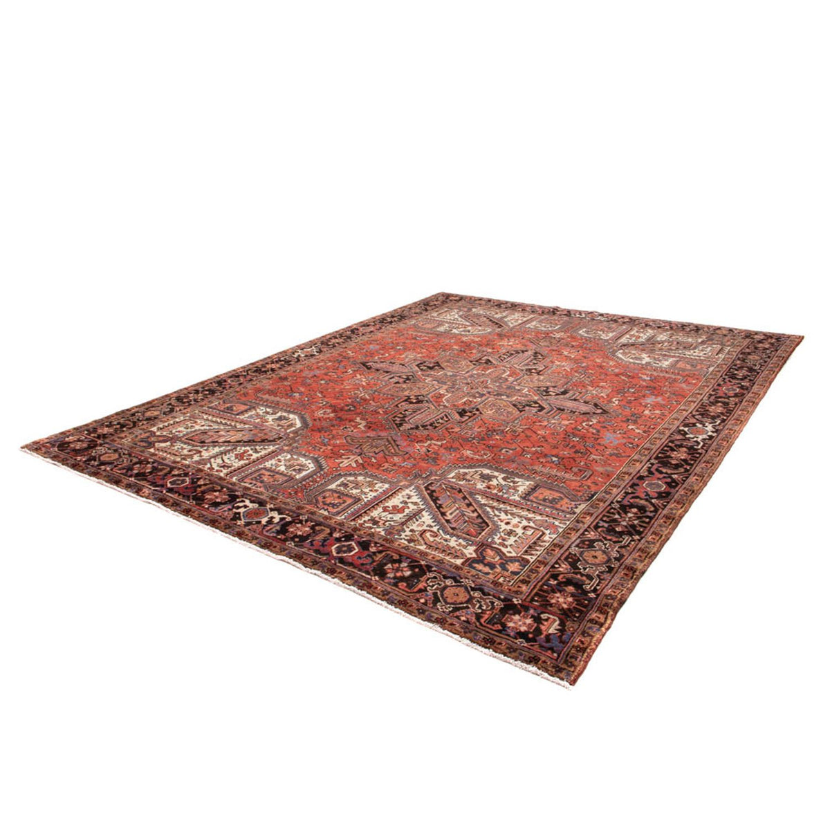 Perser Rug - Nomadic - 328 x 257 cm - dark red