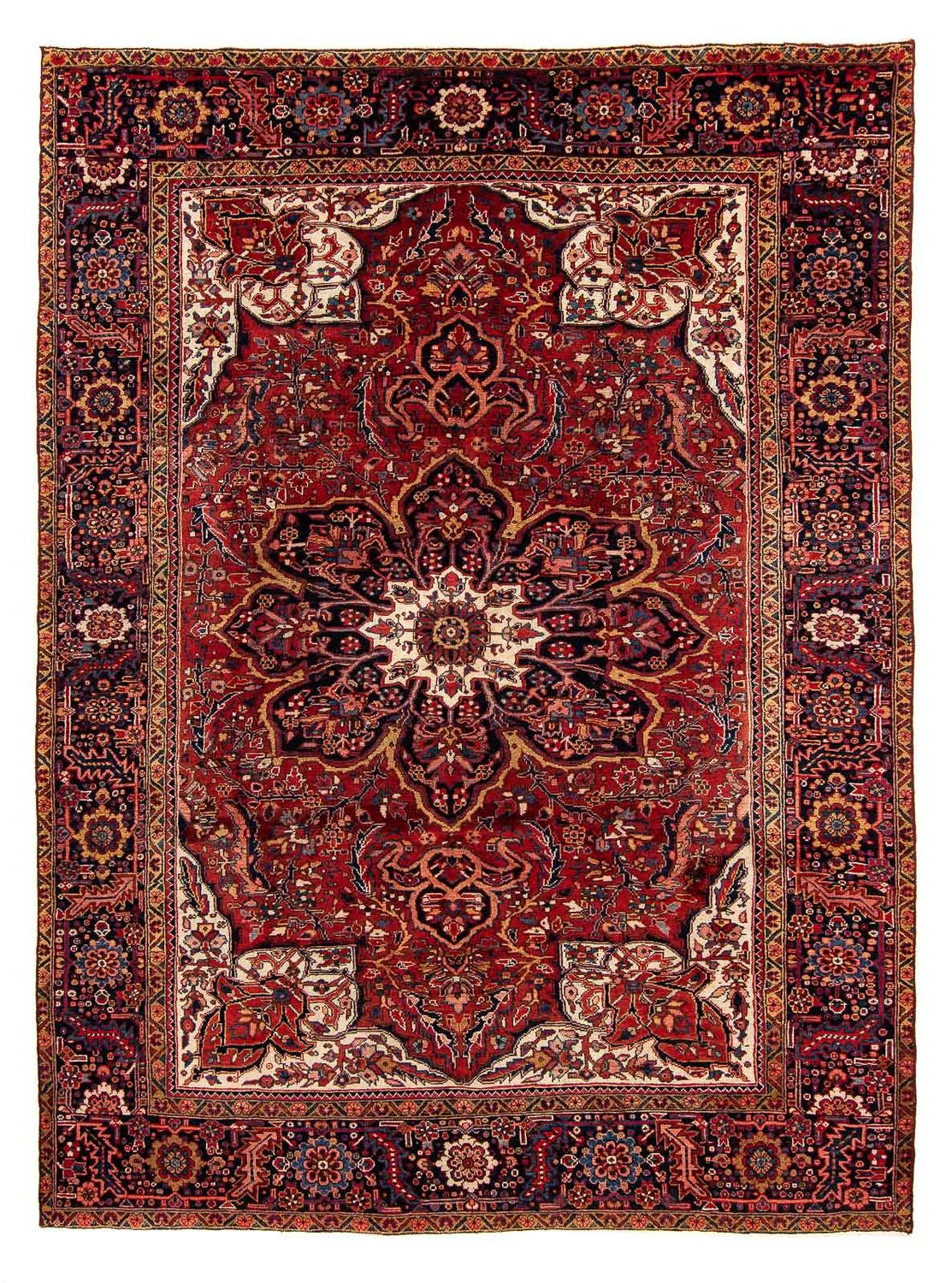 Perser Rug - Nomadic - 373 x 268 cm - dark red