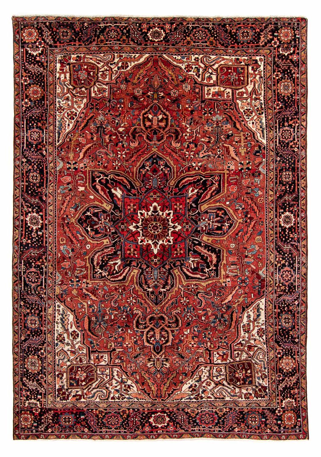 Perser Rug - Nomadic - 402 x 300 cm - dark red
