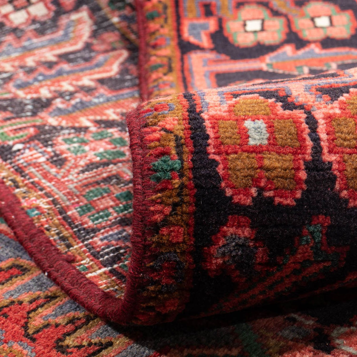 Perser Rug - Nomadic - 343 x 233 cm - dark red