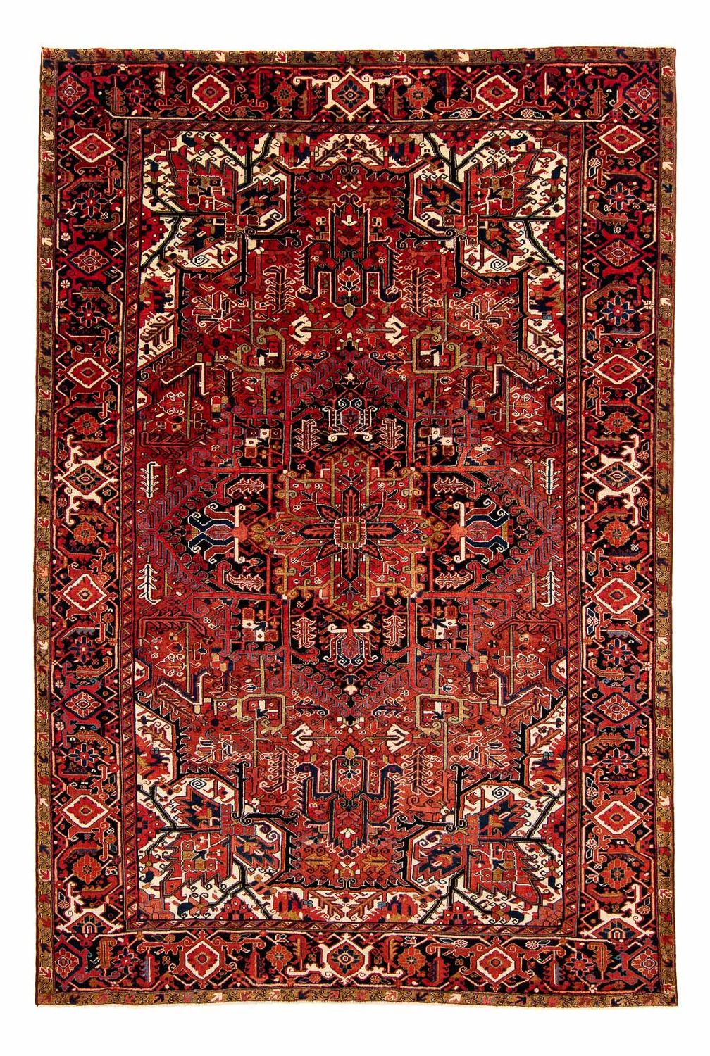 Perser Rug - Nomadic - 380 x 260 cm - dark red