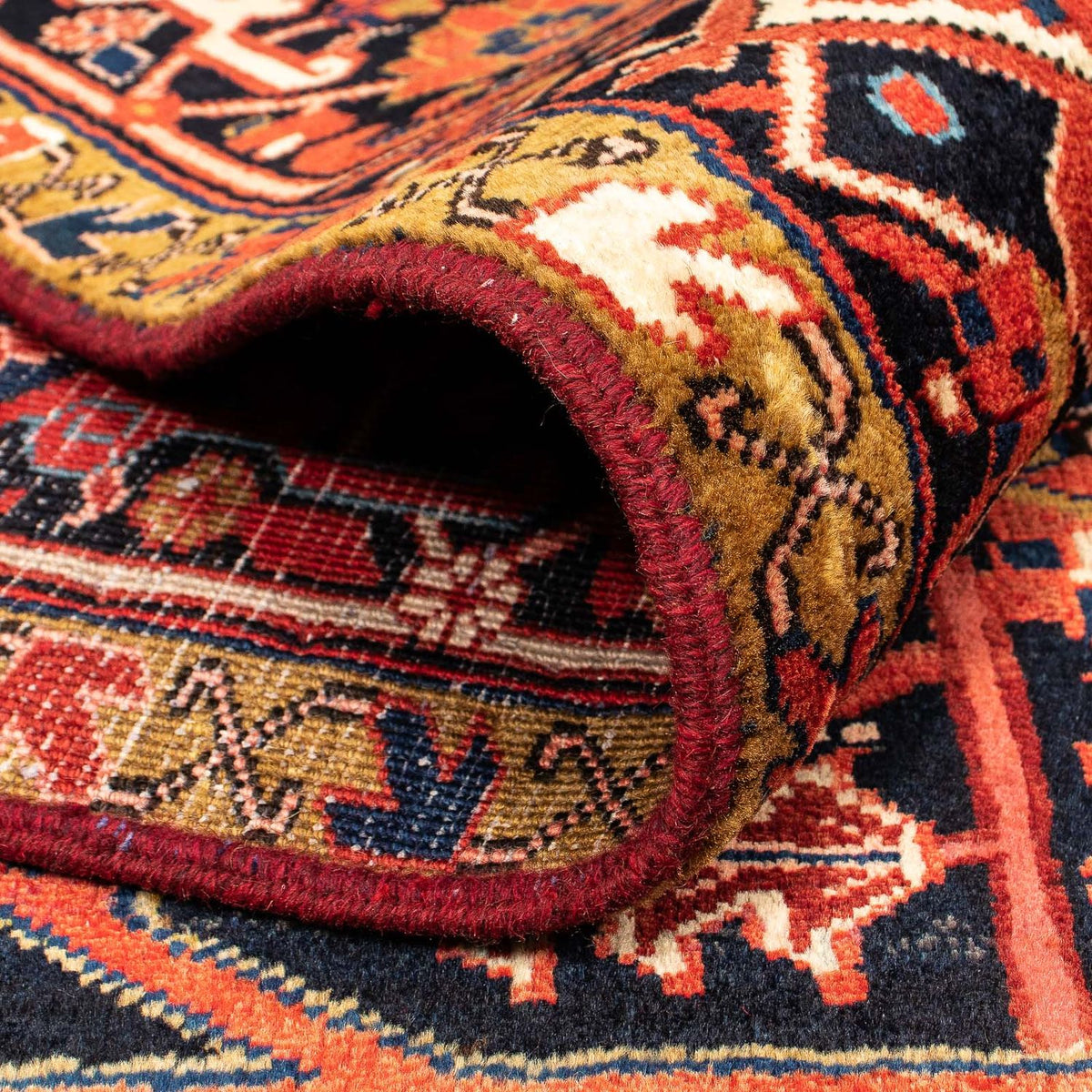 Perser Rug - Nomadic - 380 x 260 cm - dark red