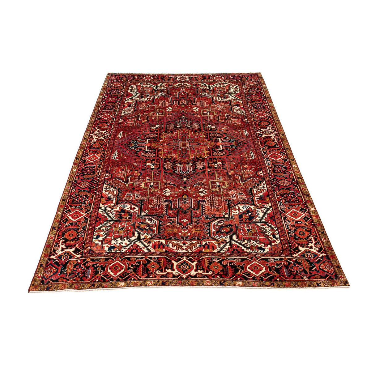 Perser Rug - Nomadic - 380 x 260 cm - dark red