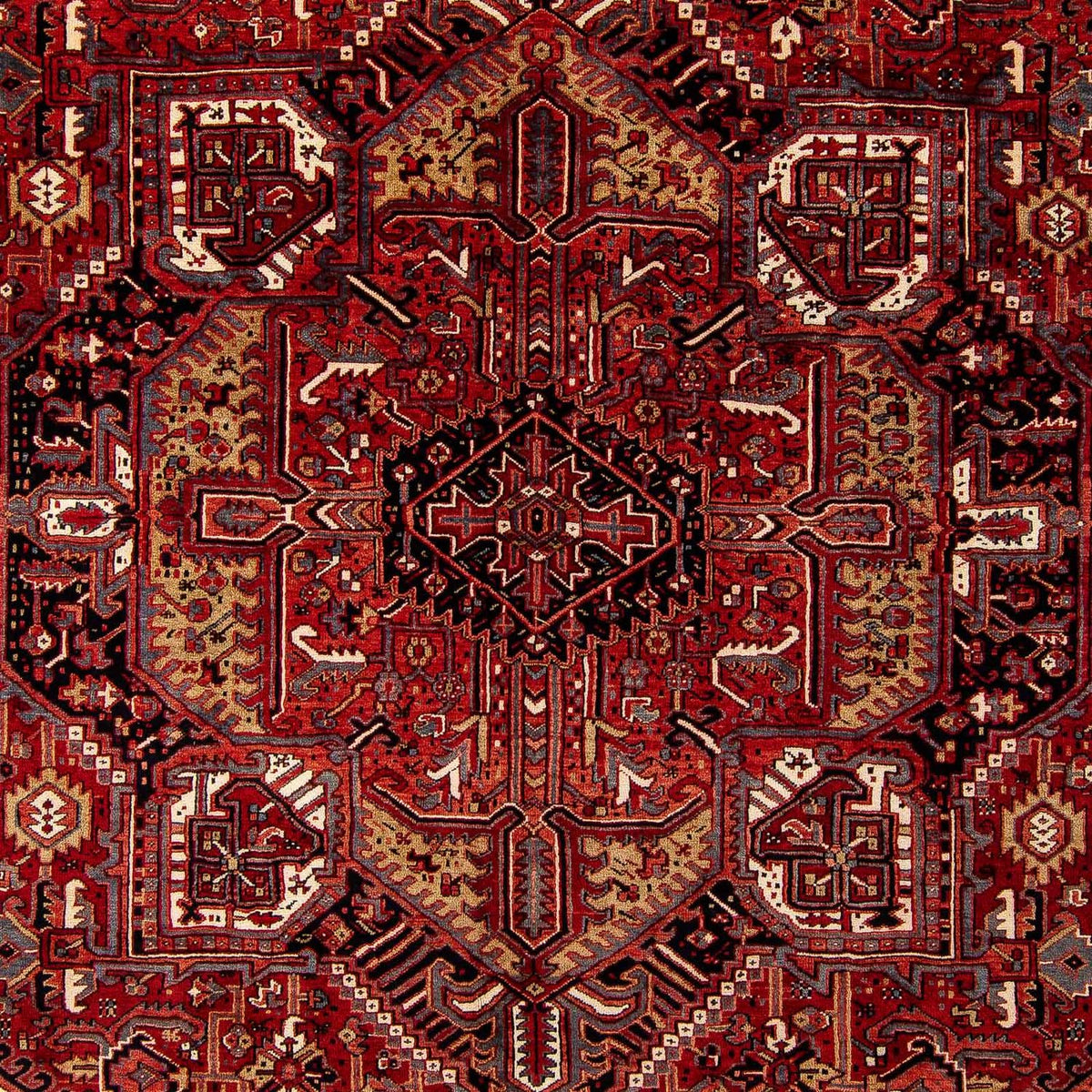 Perser Rug - Nomadic - 410 x 306 cm - dark red