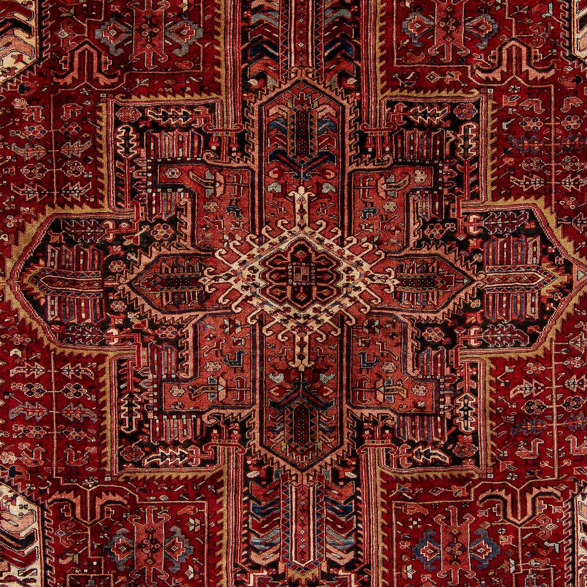 Perser Rug - Nomadic - 397 x 304 cm - dark red