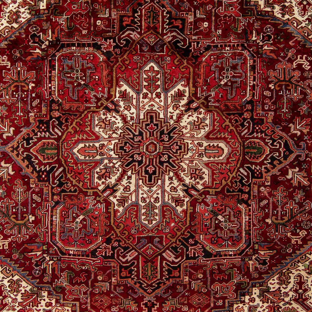 Perser Rug - Nomadic - 388 x 300 cm - dark red