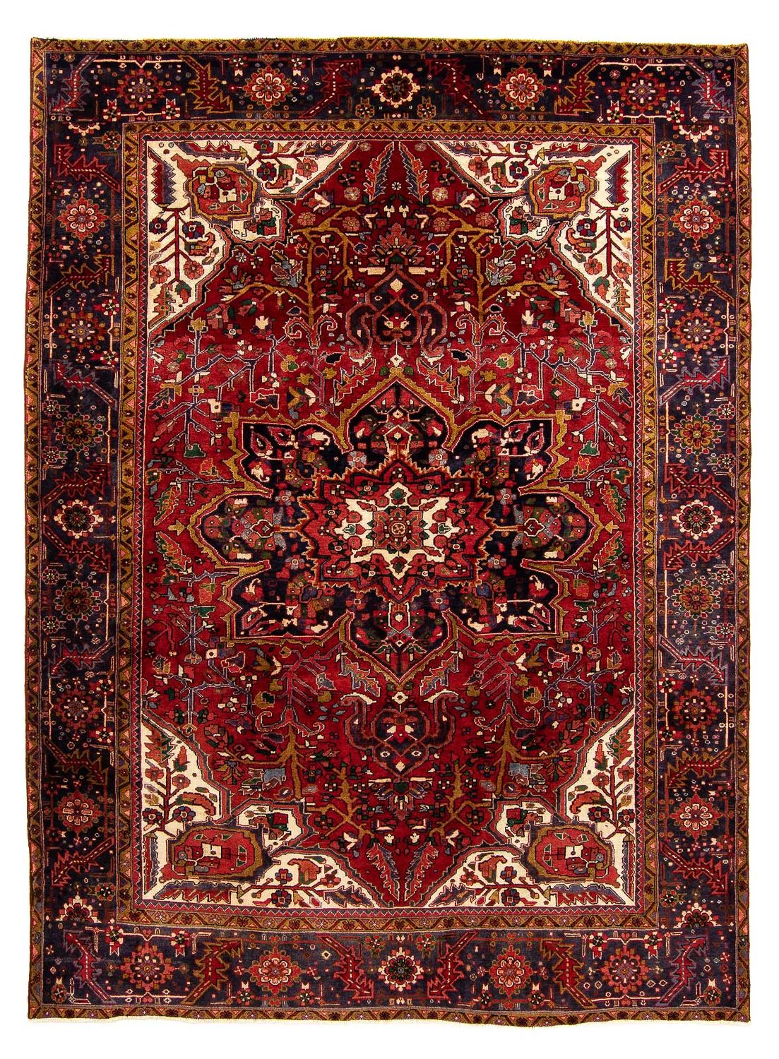 Perser Rug - Nomadic - 362 x 277 cm - dark red