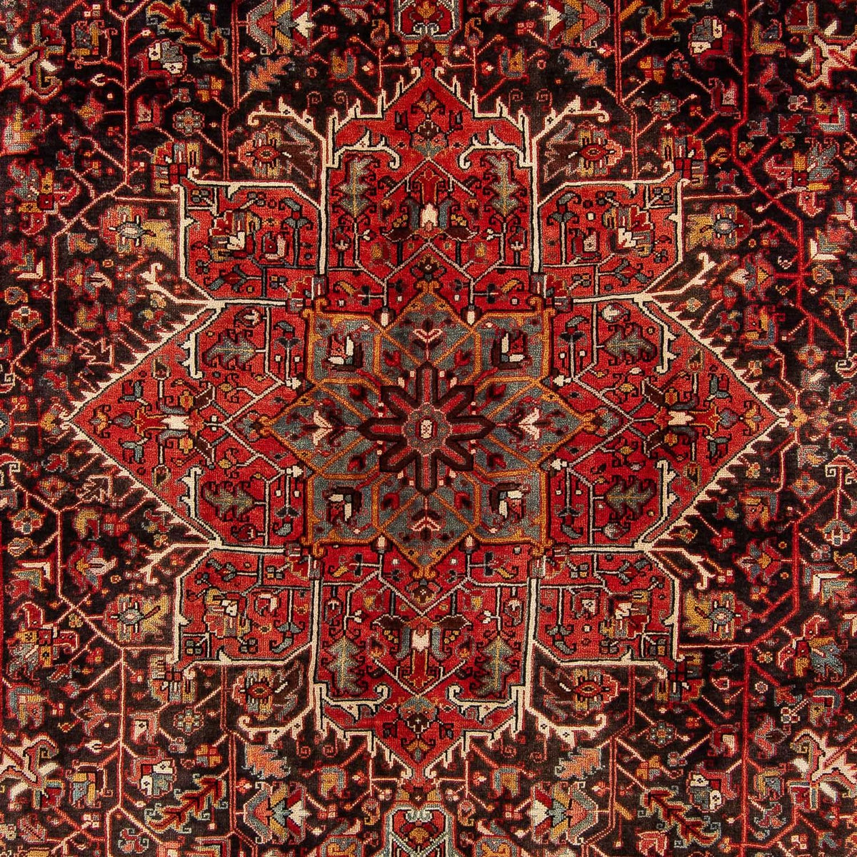 Perser Rug - Nomadic - 388 x 282 cm - dark red