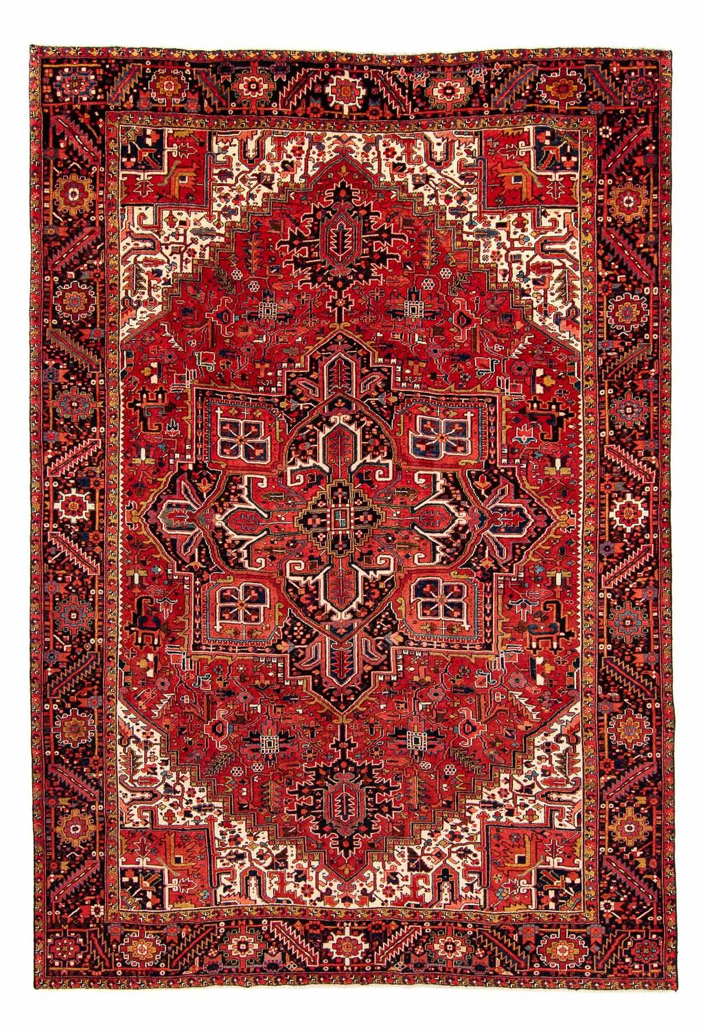 Perser Rug - Nomadic - 382 x 286 cm - dark red