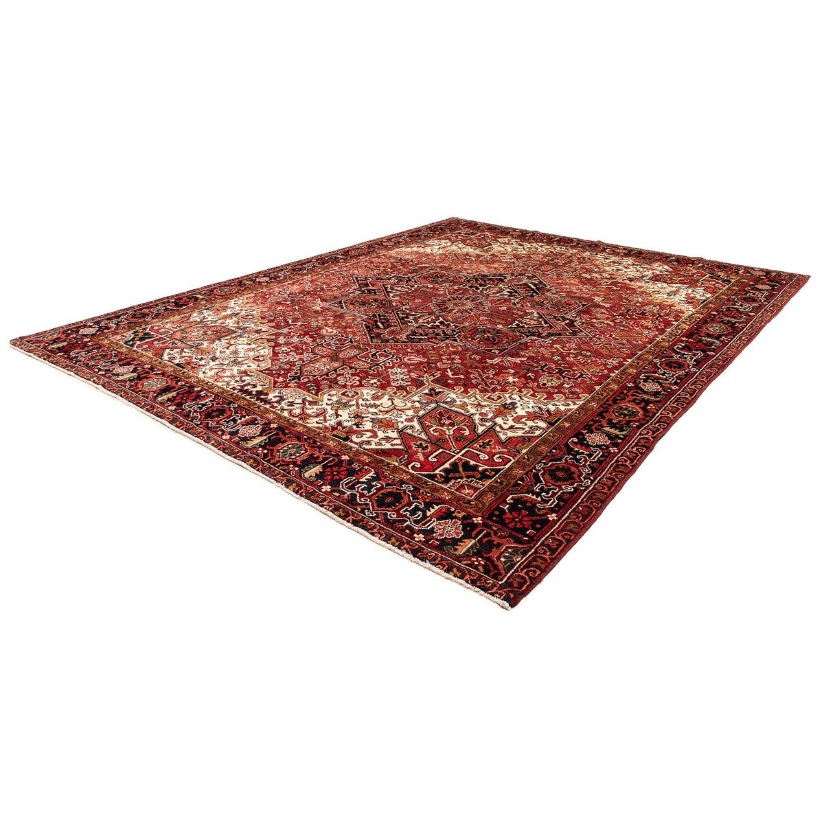 Perser Rug - Nomadic - 400 x 310 cm - dark red