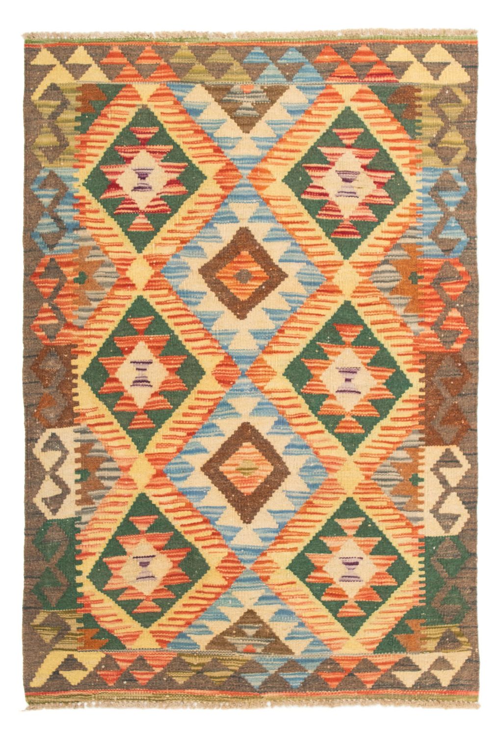 Kelim Rug - Splash - 125 x 80 cm - multicolored