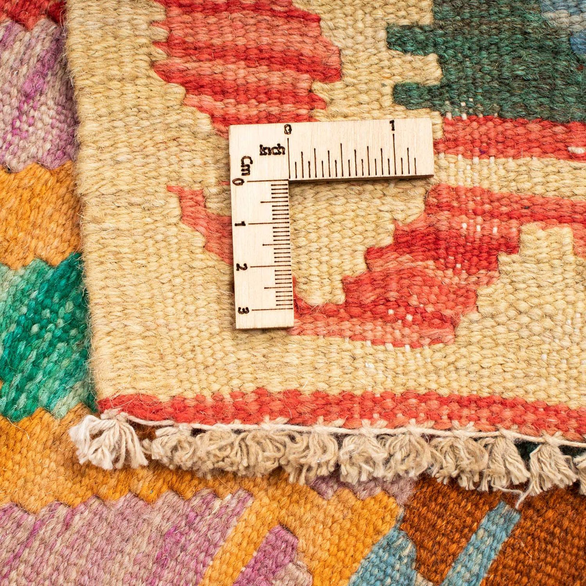 Kelim Rug - Splash - 125 x 80 cm - multicolored