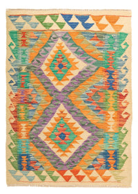 Kelim Rug - Splash - 125 x 80 cm - multicolored