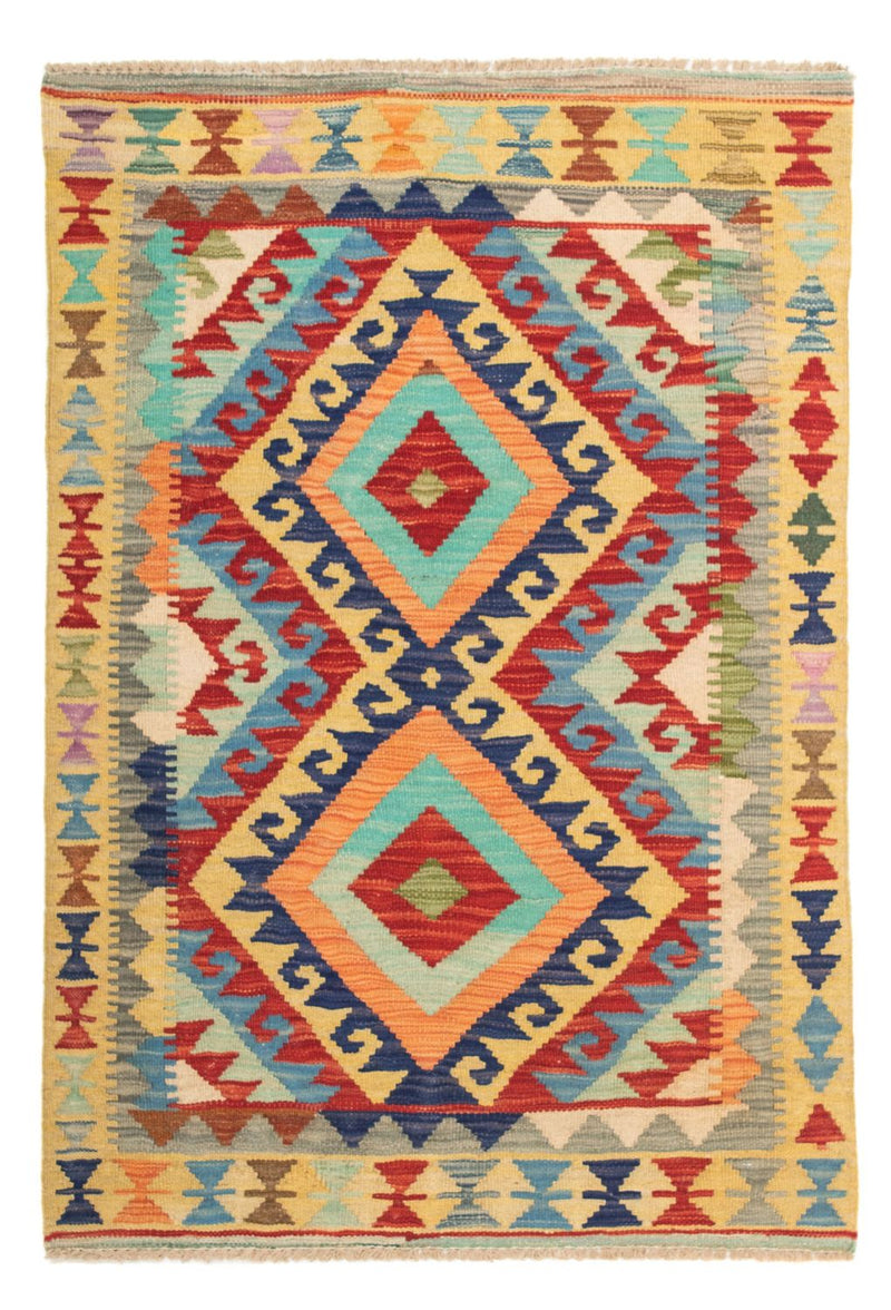 Kelim Rug - Splash - 125 x 80 cm - multicolored