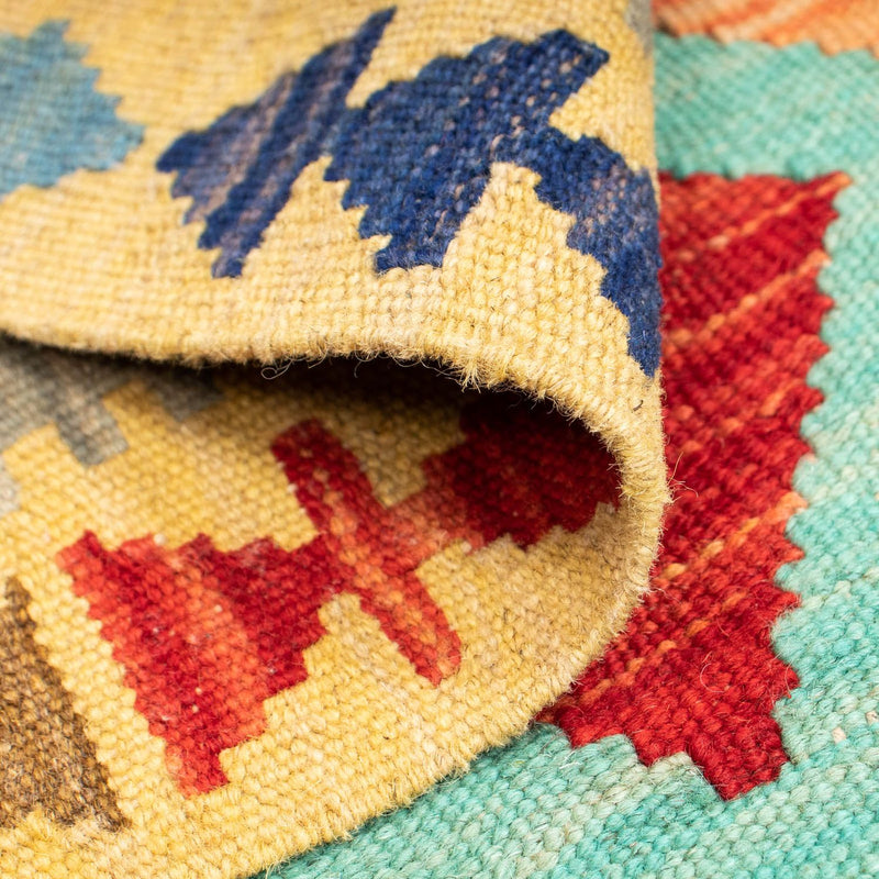 Kelim Rug - Splash - 125 x 80 cm - multicolored