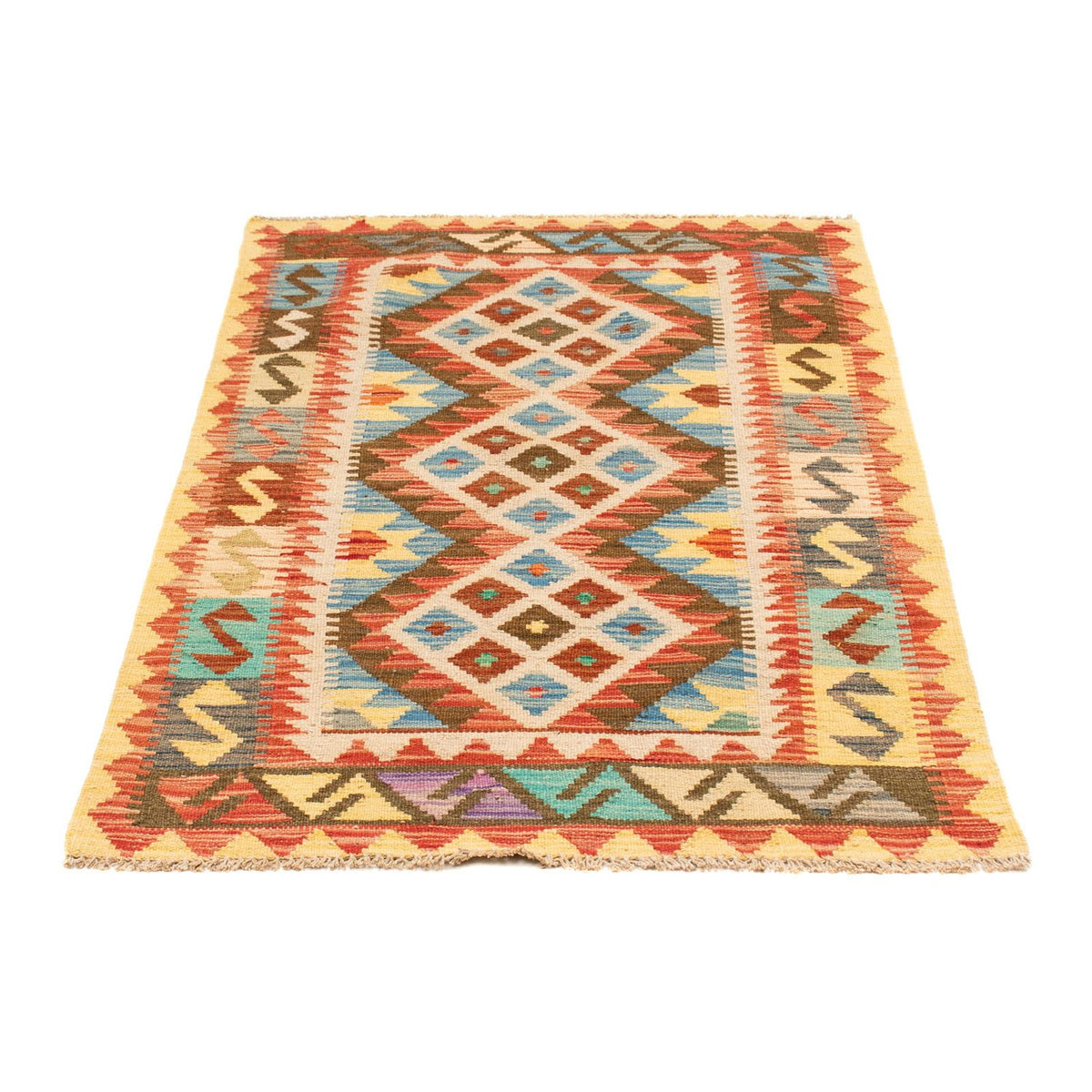 Kelim Rug - Splash - 125 x 80 cm - multicolored