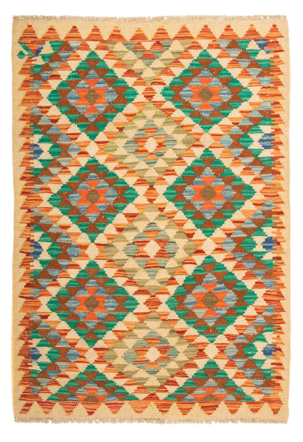 Kelim Rug - Splash - 125 x 80 cm - multicolored