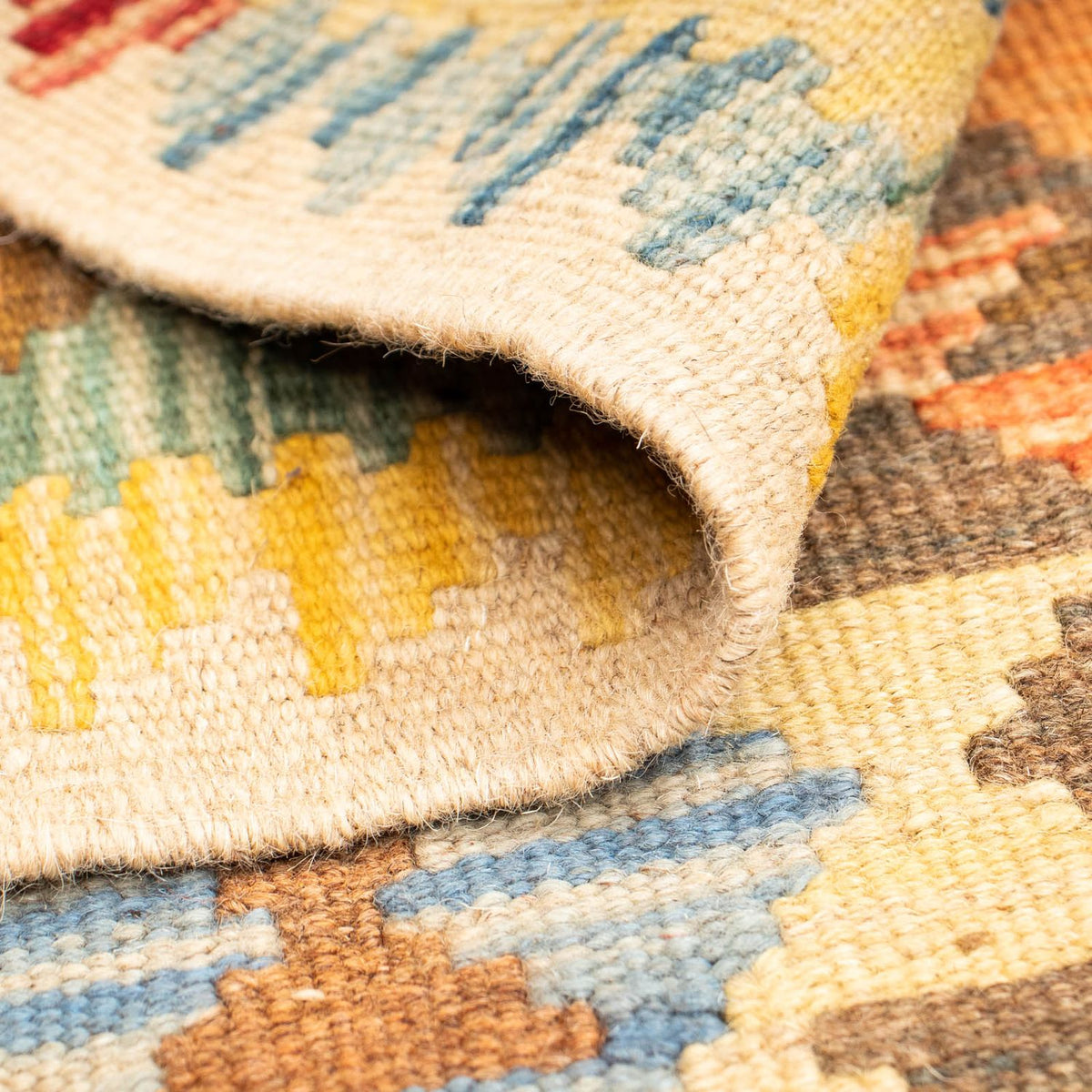 Kelim Rug - Splash - 125 x 80 cm - multicolored