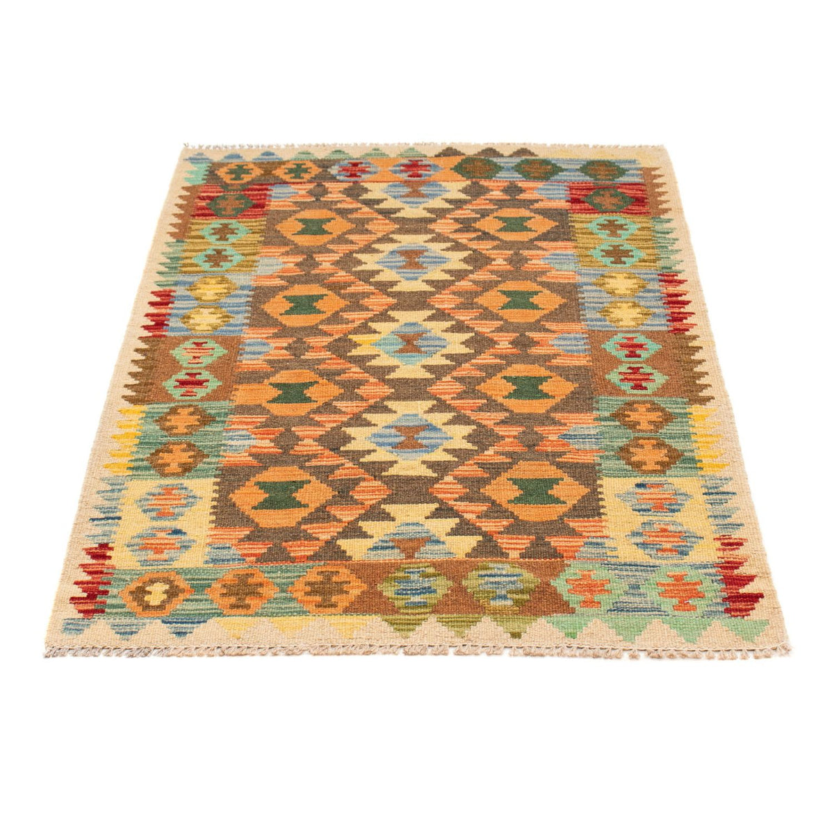 Kelim Rug - Splash - 125 x 80 cm - multicolored