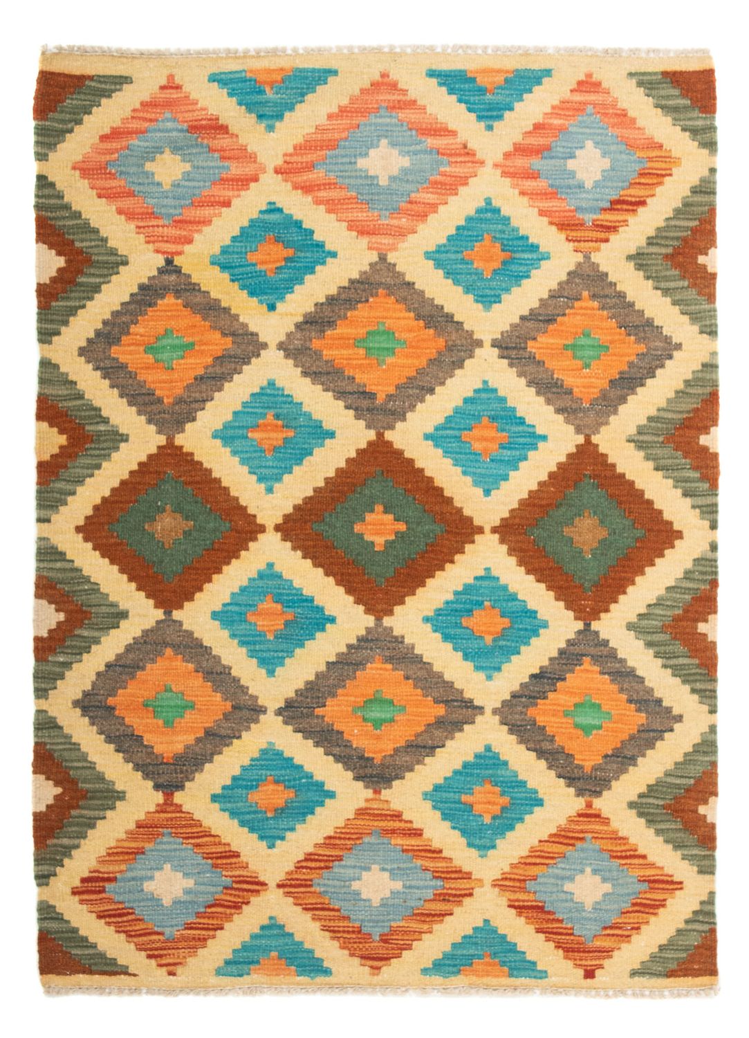 Kelim Rug - Splash - 125 x 80 cm - multicolored