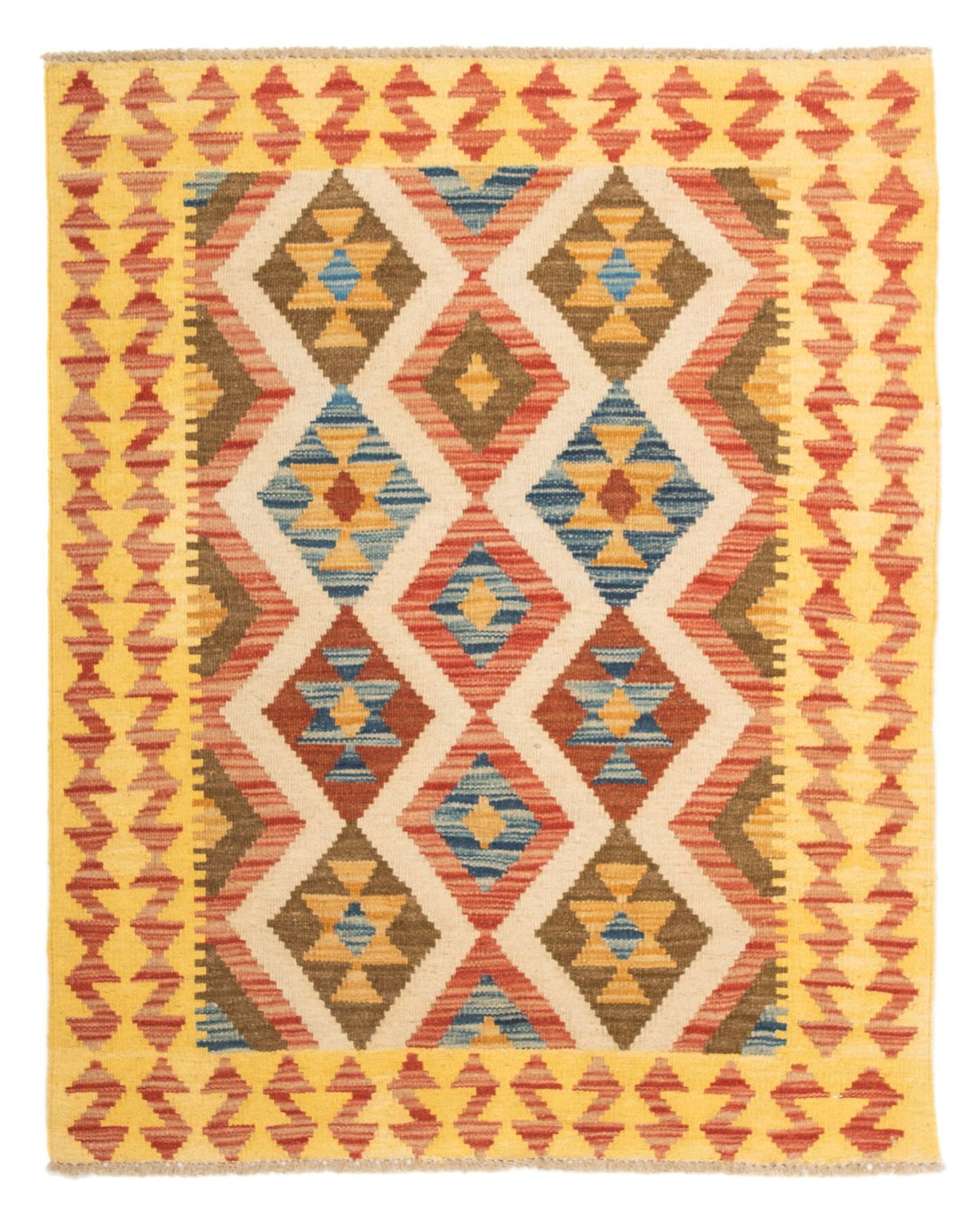 Kelim Rug - Splash - 125 x 80 cm - multicolored