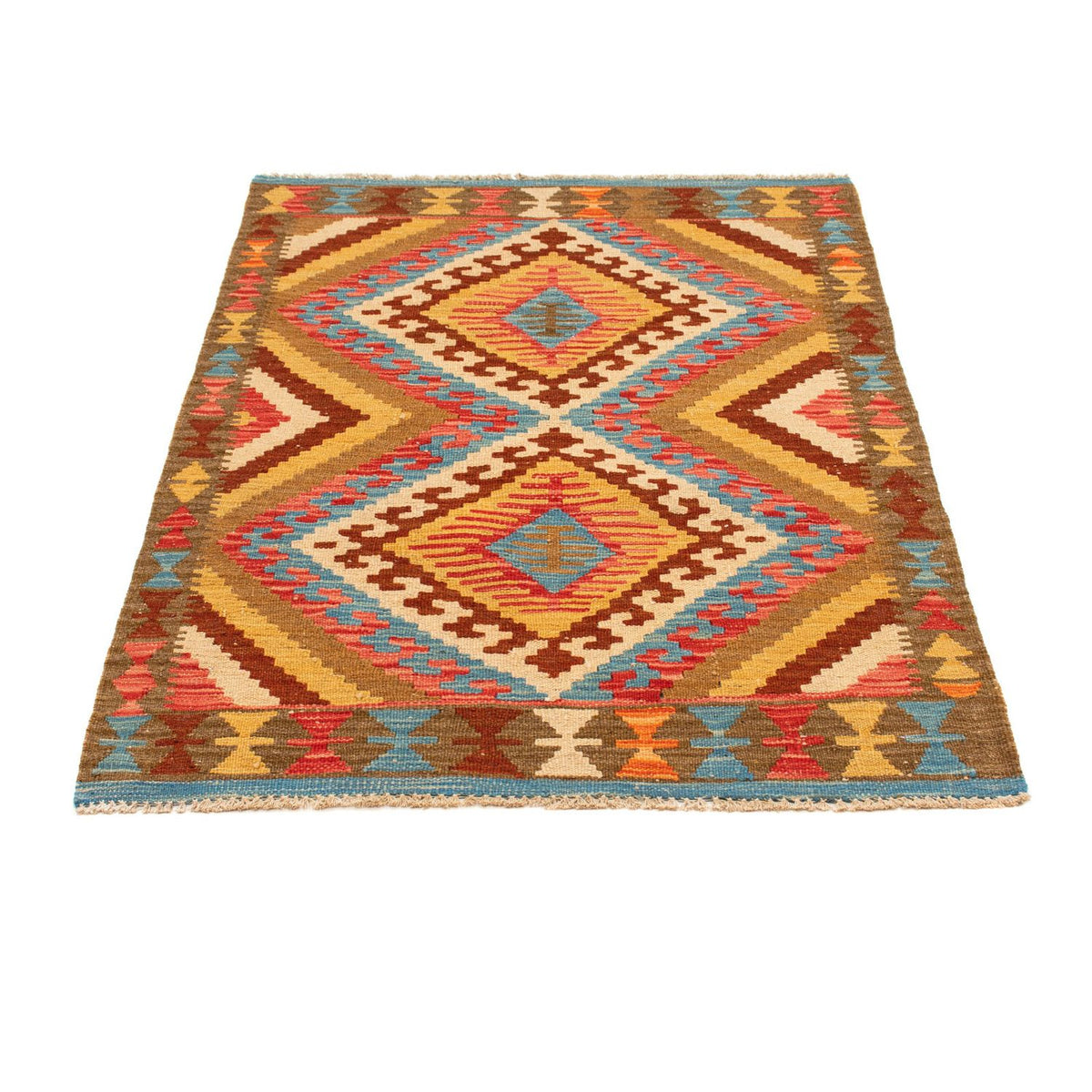 Kelim Rug - Splash - 121 x 85 cm - multicolored
