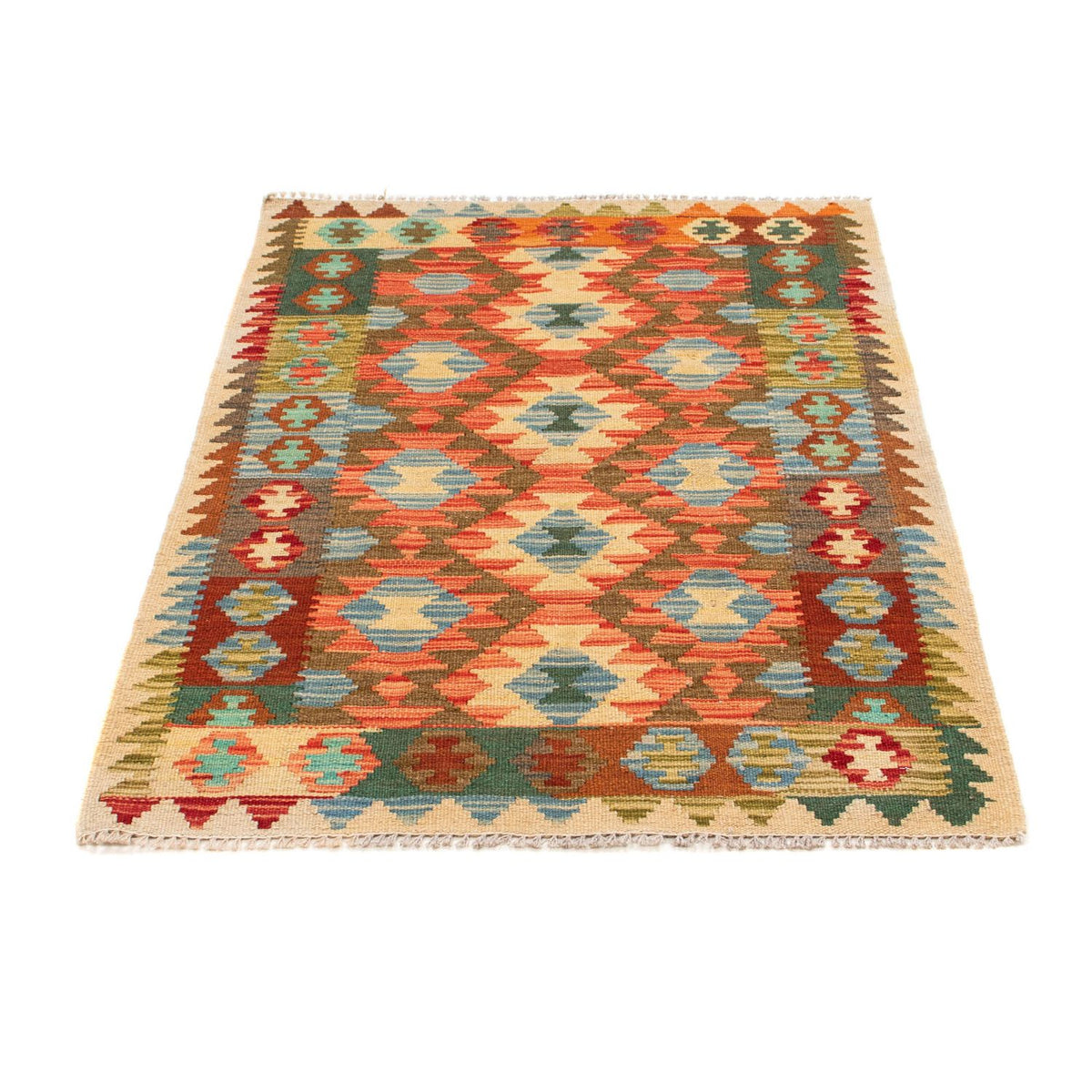 Kelim Rug - Splash - 125 x 80 cm - multicolored