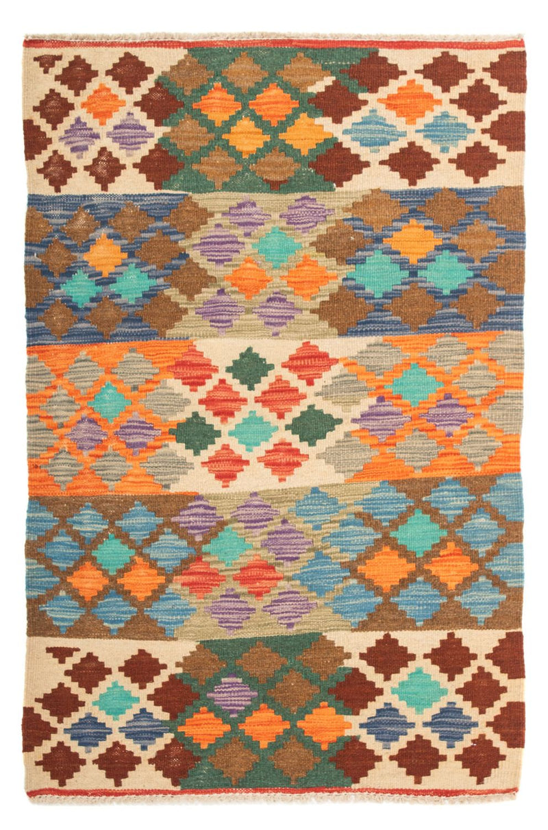 Kelim Rug - Splash - 125 x 80 cm - multicolored